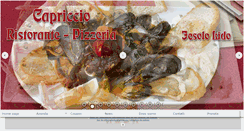 Desktop Screenshot of pizzeria-capriccio.it